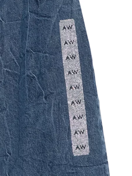 Blugi cu picior larg Alexander Wang albastru