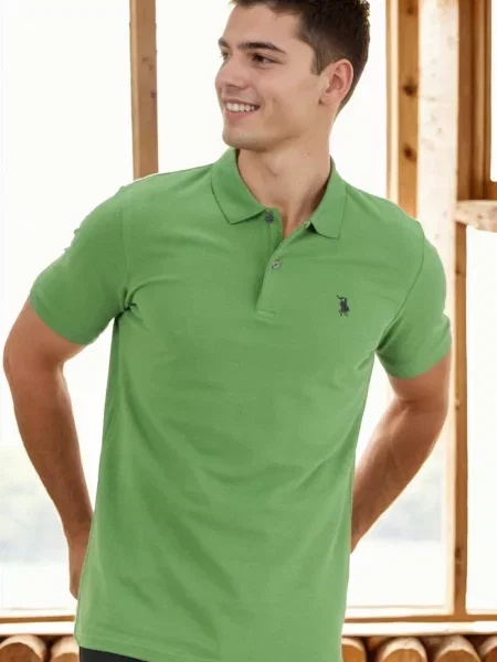 Tricou polo Dewberry verde