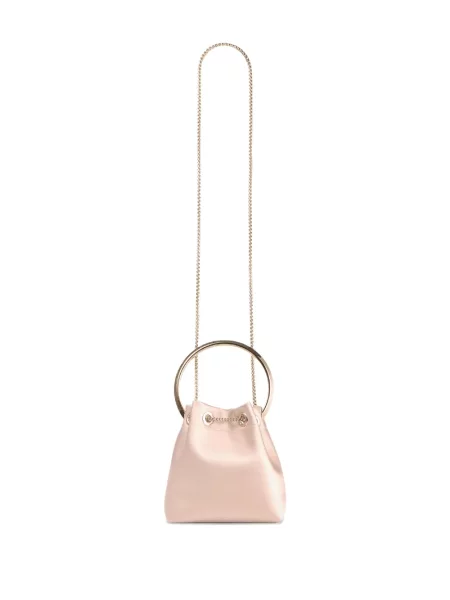 Geantă bucket Jimmy Choo roz