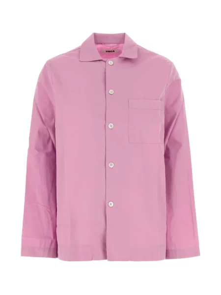 Piżama Tekla popelinowa różowa