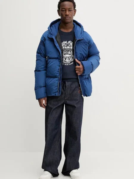 Свитер A.p.c. с принтом синий