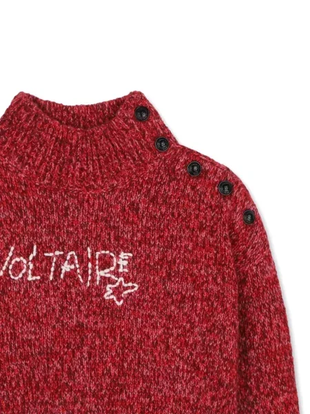Sweter dziecięcy Zadig & Voltaire czerwony