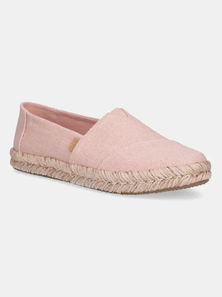 Еспадрили Toms TWO TONE SLUB розово
