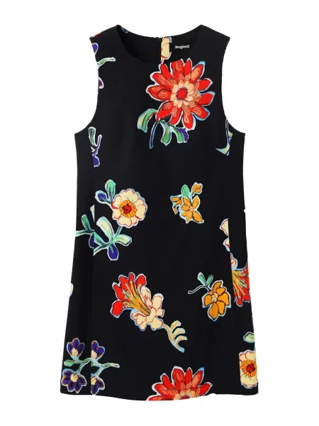 Desigual Rochie de vară SUNDANCE verde / portocaliu / roșu / negru