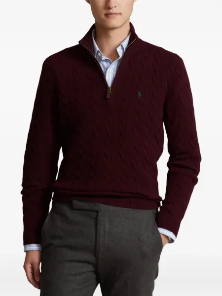 Μικρός κασκέτο Polo Ralph Lauren με χαμηλή μέση υφαίνω διαγωνίως πράσινο