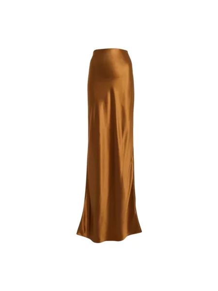 Spódnica Saint Laurent brązowa
