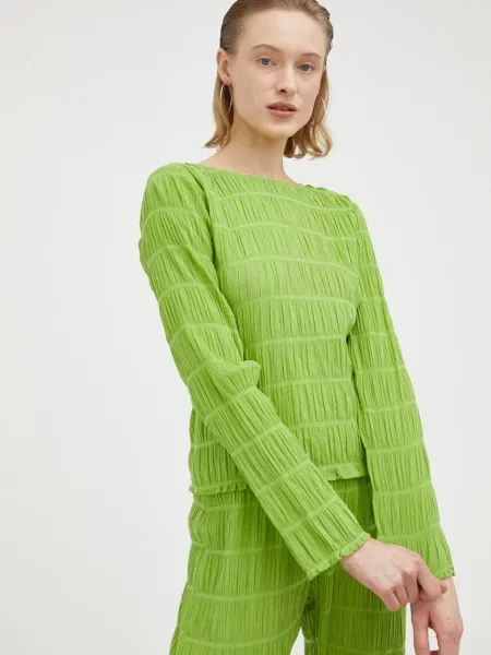 Majica z dolgimi rokavi Résumé zelena