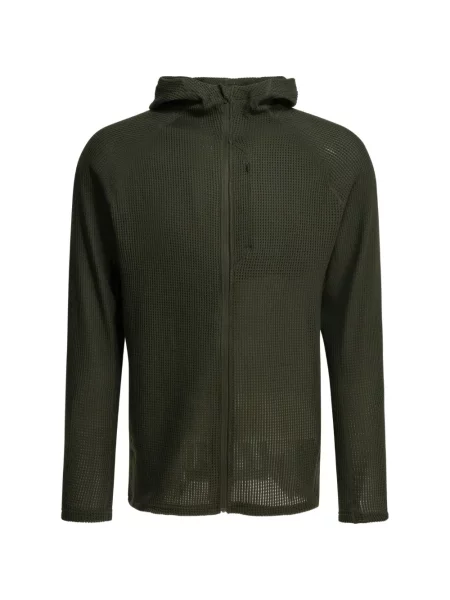 Hanorac cu glugă Houdini Sportswear tricotate verde