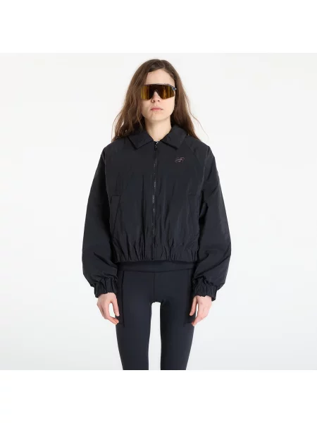 Jachetă New Balance Woven Bomber Jacket Black M negru