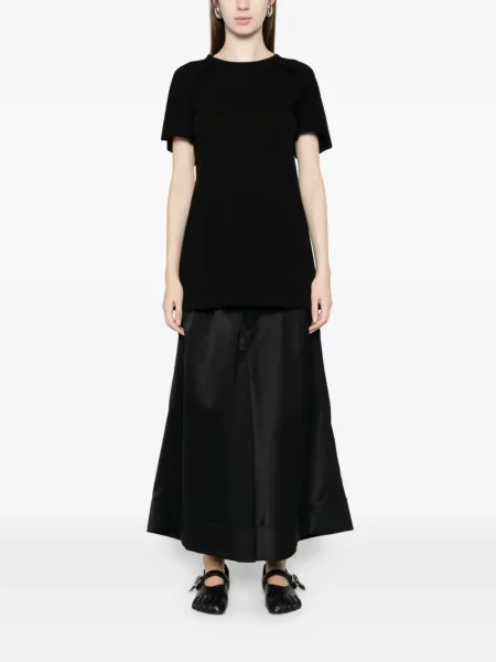 Tricou Yohji Yamamoto scurt negru