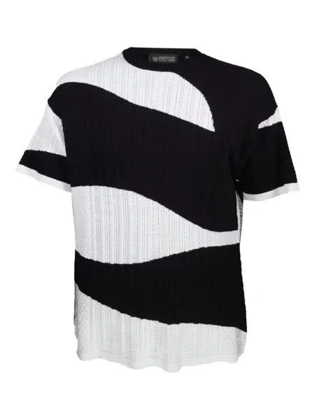 Pletena košulja Mostly Heard Rarely Seen s camo uzorkom crna