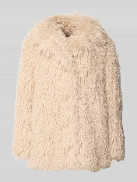 Kurtka ze sztucznego futra model KIWI' Oakwood beżowa