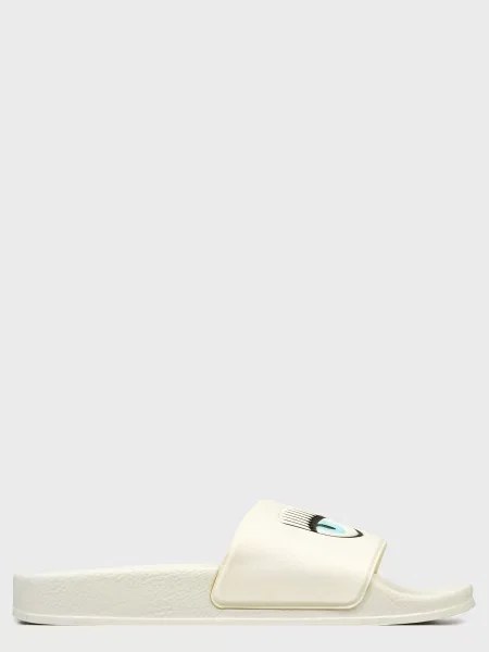 Шлепанцы Chiara Ferragni белые