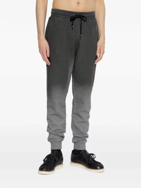 Běžecké kalhoty Moschino s autogramem šedé