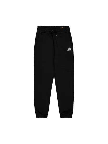 ALPHA INDUSTRIES Pantaloni / alb negru