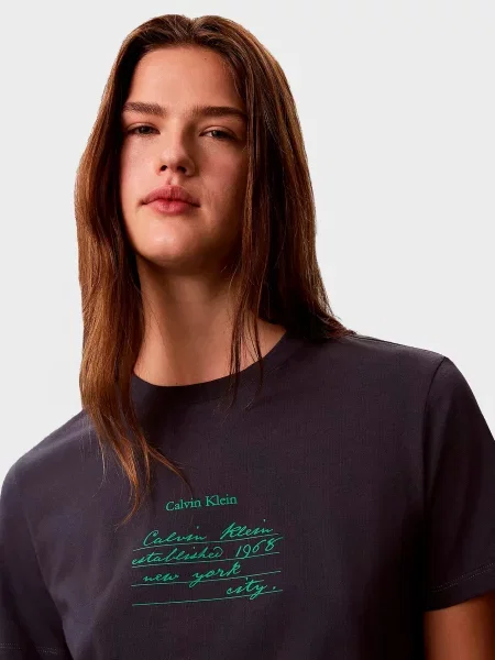 Класична футболка Calvin Klein Jeans сіра