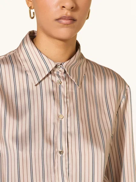 Sukienka koszulowa Liu Jo w paski beżowa