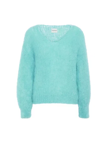 Sweter Americandreams wełniany niebieski