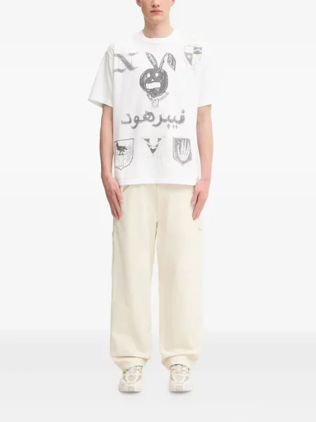 Tricou Neighborhood cu imagine alb