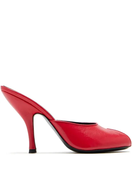 Papuci tip mules Jude roșu