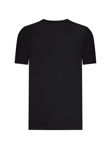 Tricou 120% Lino cu decolteu rotund negru