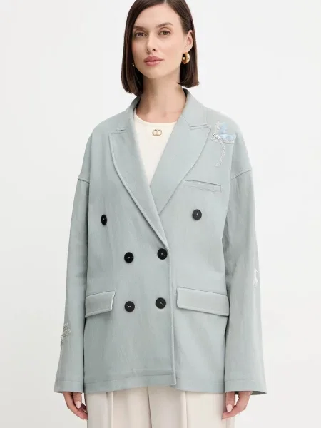 Forte Forte sacou cu doua randuri de verde