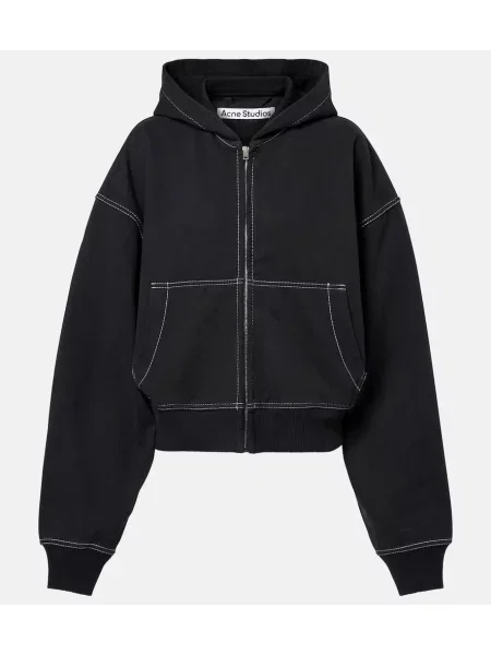 Top Acne Studios polarowy czarny