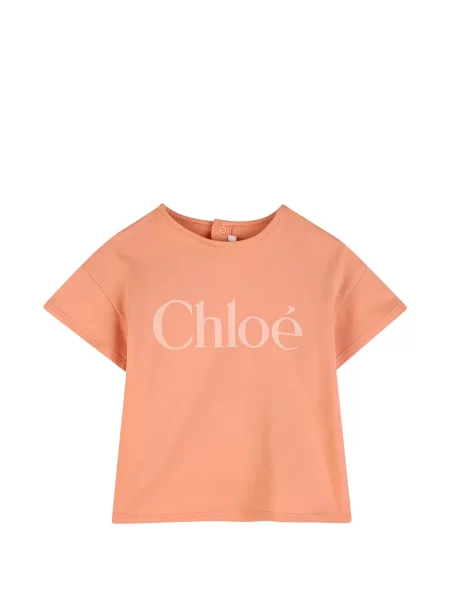 Koszulka dziecięca Chloe pomarańczowa