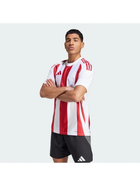 Tricou Adidas cu dungi alb