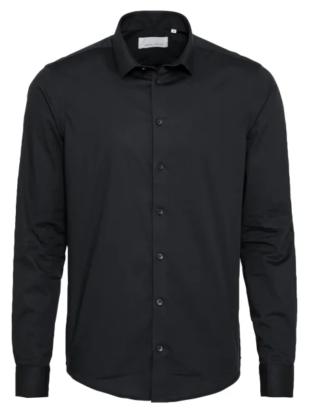 Cămașă Casual Friday casual negru