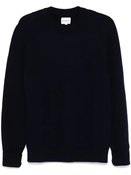 Pulover Norse Projects de lână albastru