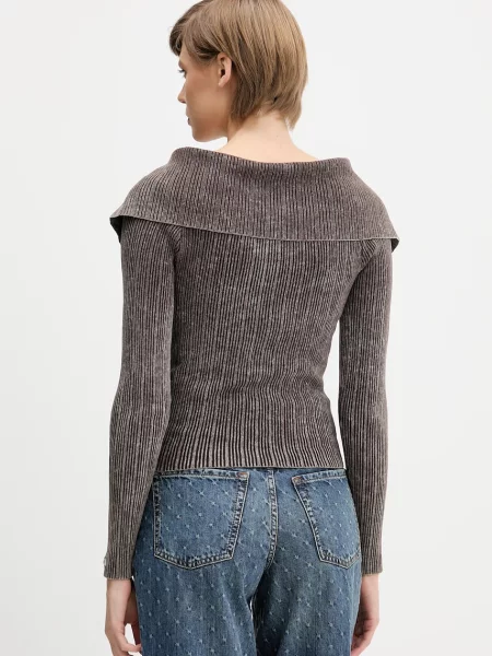 Kardigan Guess Originals dámský hnědá