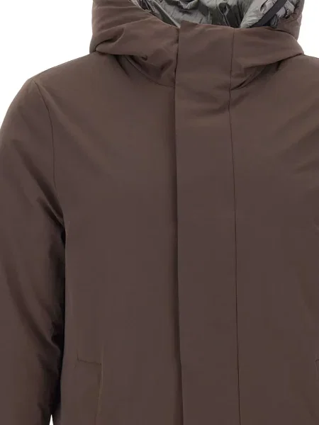 Bunda Rrd s kapucí hnědá