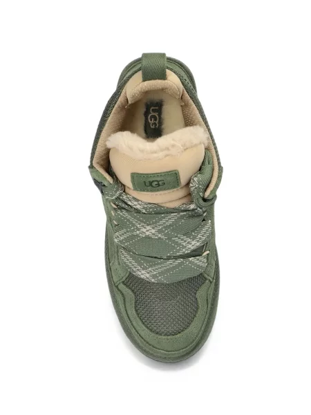 Sneakerși Ugg din piele verde