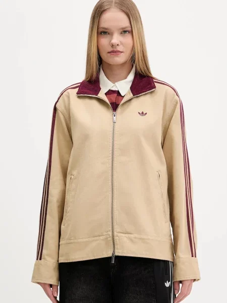 Adidas Originals kurtka przejściowa beżowy