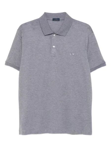 Polo Paul & Shark cu broderie gri