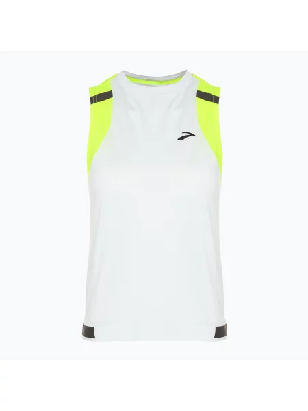 Koszulka do biegania Brooks Carbonite Tank icy grey/nightlife jacquard szara