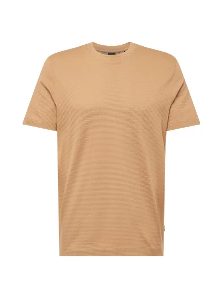 BOSS Tricou Tiburt cămilă maro