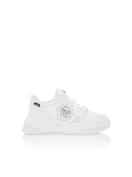 Sneakersy Philipp Plein białe