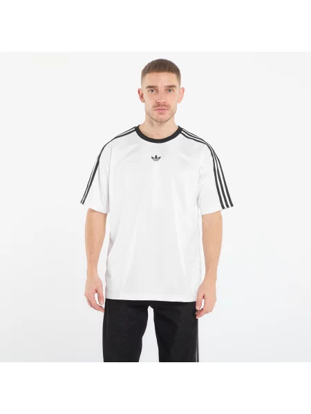 Tričko adidas Adicolor Jacquard Jersey White XL bílé