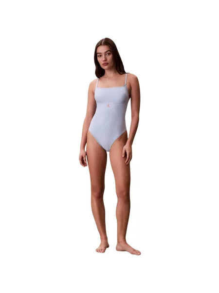 Denim ruha Calvin Klein Jeans kék