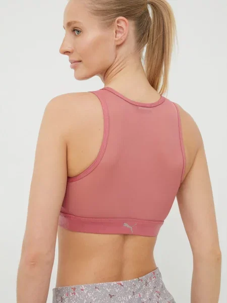 Sportovní podprsenka Puma Moto růžová