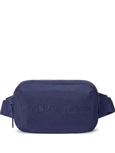 Cu centură tricou polo Polo Ralph Lauren cu legături alb