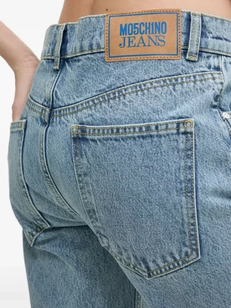 Blugi evazați Moschino Jeans albastru