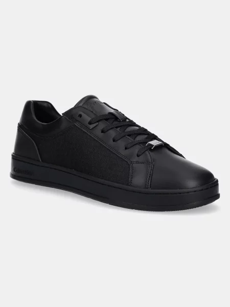 Calvin Klein Сникърси Low Top Lace Up Eyelet Jaq Mono черен