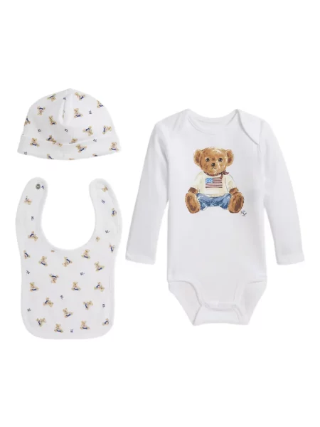 Koszulka polo dziecięca Polo Ralph Lauren biała