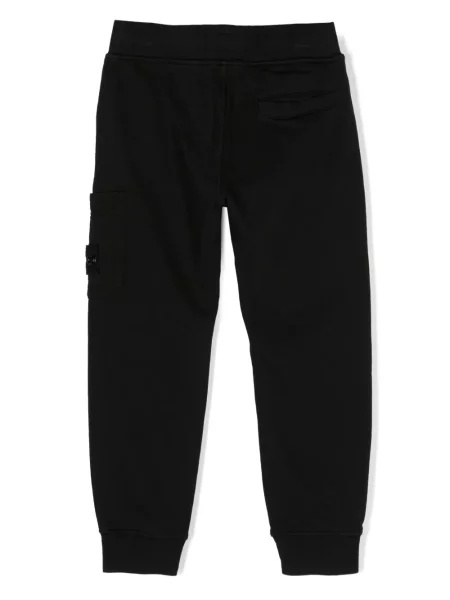 Spodnie dziecięce Stone Island czarne