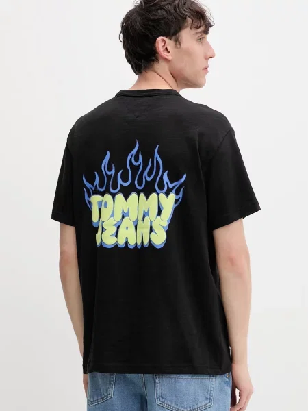 Tommy Jeans tričko černé