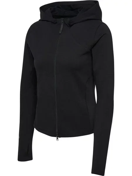 Hummel bluza hmlFOUNDATION z zamkiem dopasowana – BLACK czarna