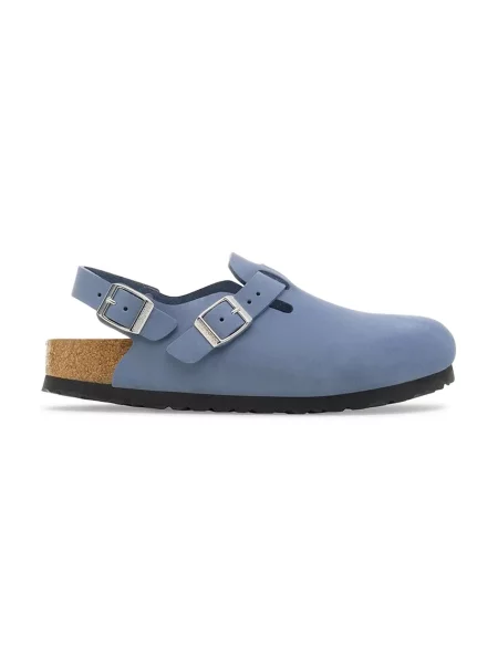 Natikači iz nubuka Birkenstock Tokio HEX modra